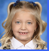 Leigha in Girl Scout uniform